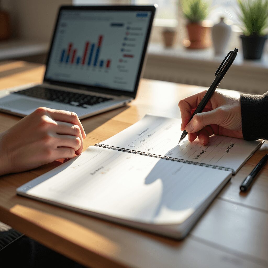 Personal journal for skill goal setting and self-assessment