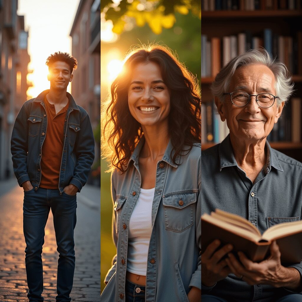 Portraits of people who overcame adversity