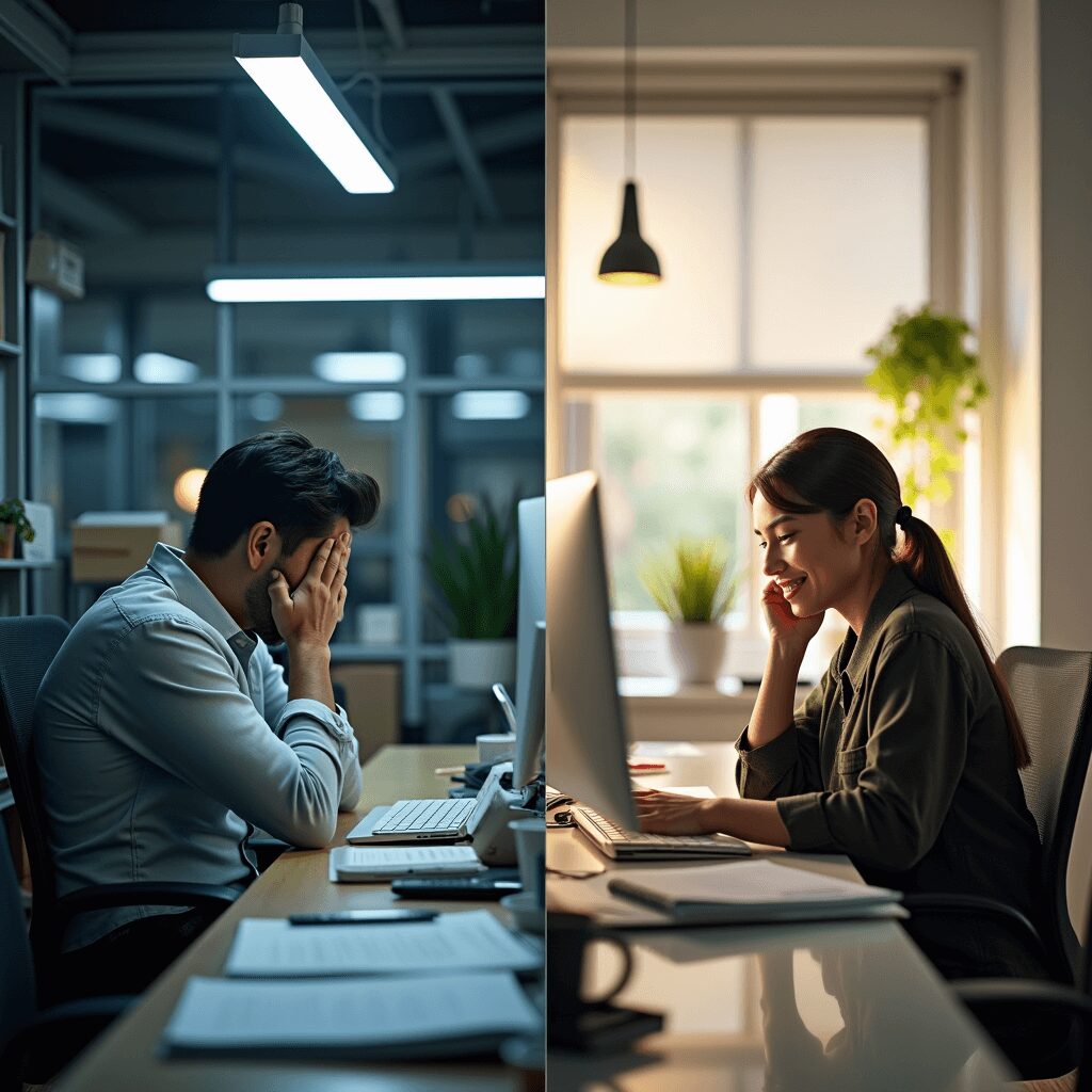 Statistical comparison of burnout versus purpose-driven performance